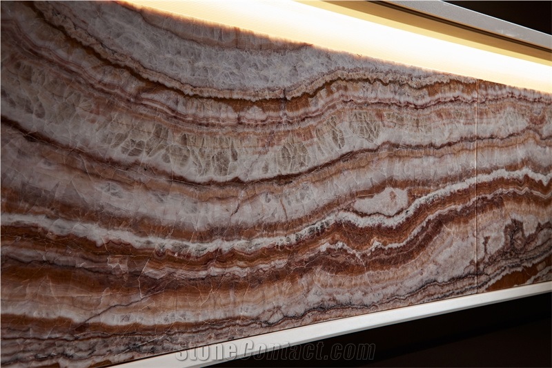Dragon Onyx Vanity Sink Power Room Bathroom Design