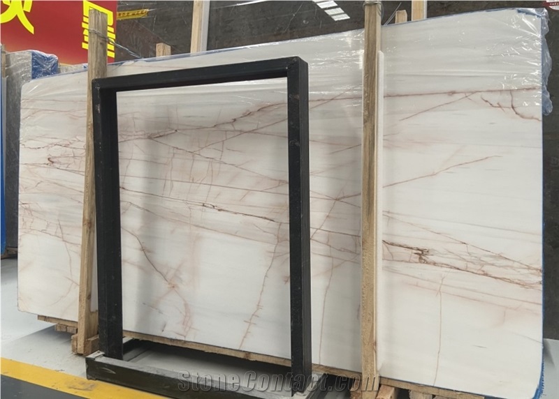 Sahara Blanc Marble Spider Dolomite Slab Tiles