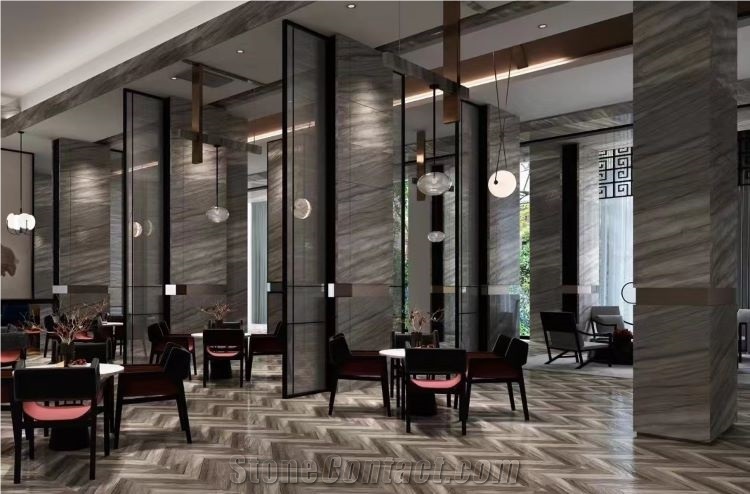 Sequoia Brown Quartzite Slab  Floor Tile