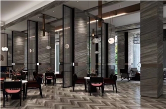 Sequoia Brown Quartzite Slab  Floor Tile