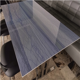 Azul Macaubas Porcelain Cafe Table Tops