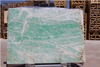 Green Ice Onyx  Slabs