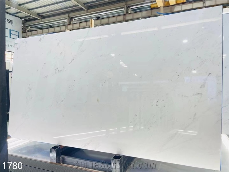 Ariston Marble Slabs Galaxy Classico White Stone Floor Use