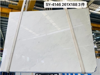 Ariston V Marble Venus White Galaxy Classico Polished Slab