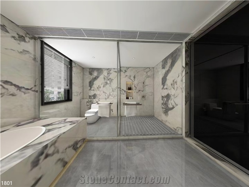 Caribbean Island Marble Slabs Dover Oyster White Stone Tile