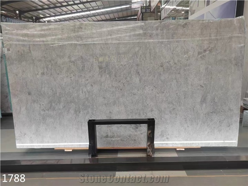China Blue Crystal Onyx Slabs Wall Tiles