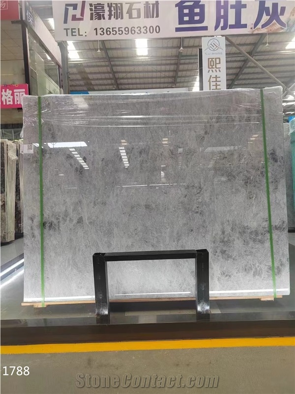 China Blue Crystal Onyx Slabs Wall Tiles