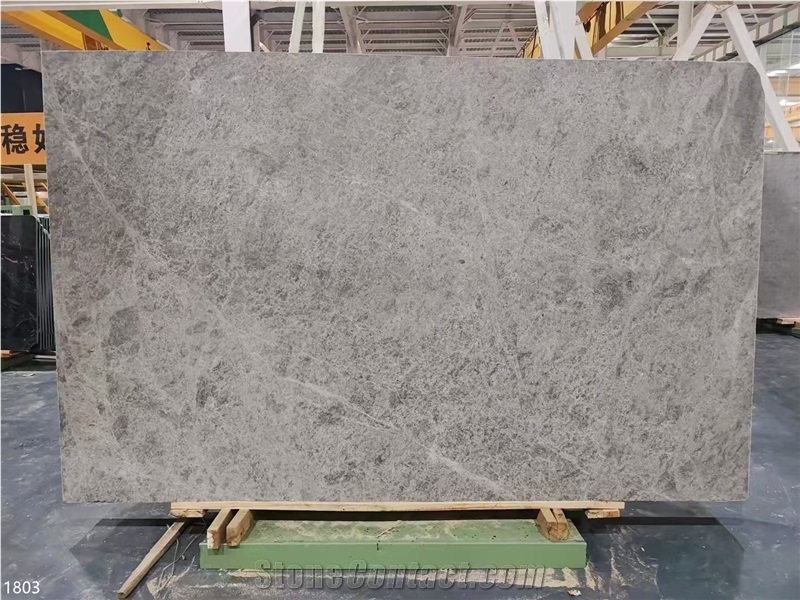 Dora Ash Cloud Marble Slabs Ice Silver Spider Tile