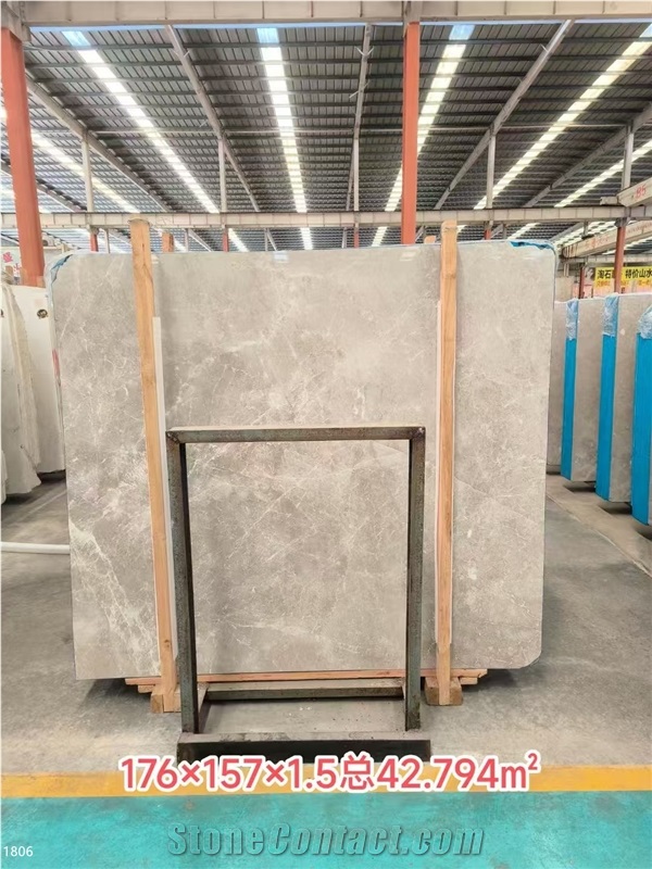 Dora Ash Cloud Marble Slabs Silver Marten Ice Silver Spider