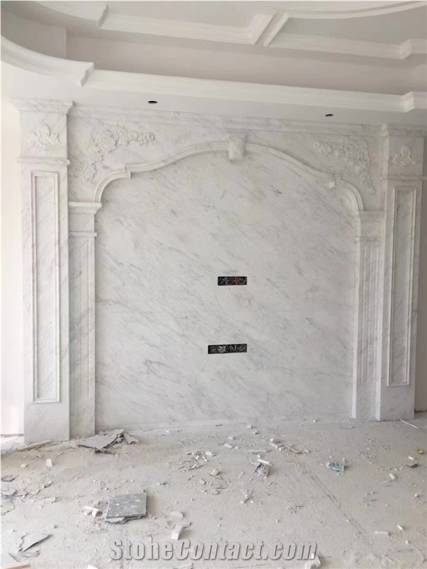 Greece Ariston V Marble White Slabs For Interior Design Use