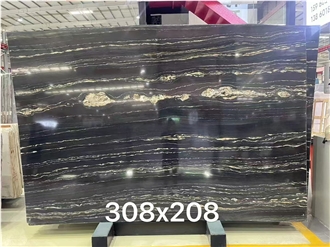 Nero Portoro Fantasy Black Gold Flower Granite Slabs