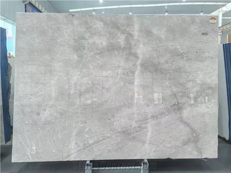 New Castle Grey Marble Tundra Picasso Carso Wall Tile Slab