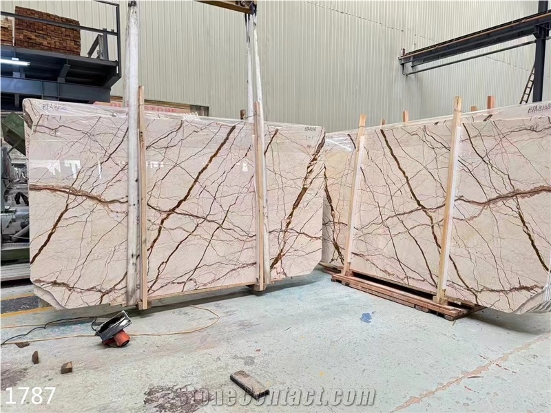 Sofita Gold Marble Slabs Bilecik Novita Jin Project Use