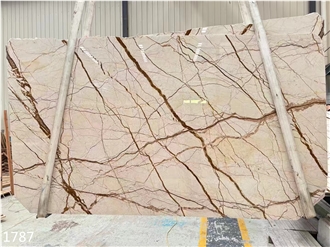 Sofita Gold Marble Slabs Bilecik Novita Jin Project Use