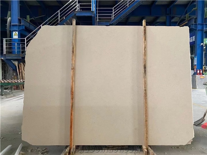 Beige Limestone Polished Slabs