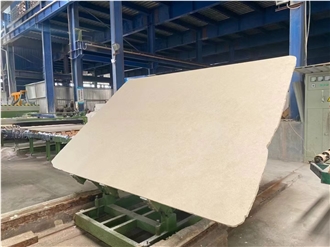 Beige Limestone Polished Slabs