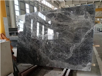 Hermes Dark Gray Marble Slabs