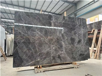 Hermes Dark Gray Marble Slabs