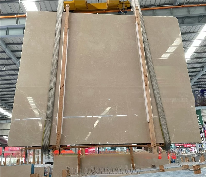 Lightning Beige Marble Polished Slabs