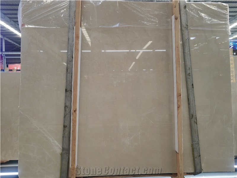 Lightning Beige Marble Polished Slabs