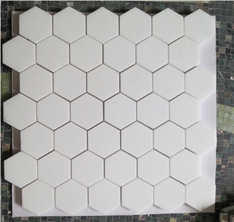 Crystal White  Mosaic Tiles