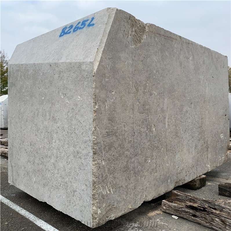 Aurisina Fiorita Grey Limestone Blocks