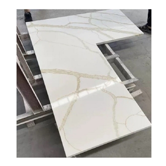 Calacatta Gold Quartz Stone Kitchen Countertop