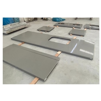 Grey Quartz Stone Kitchen Countertop Island Top
