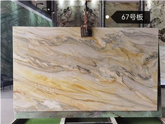 Aquarella Quartzite Slabs Wall