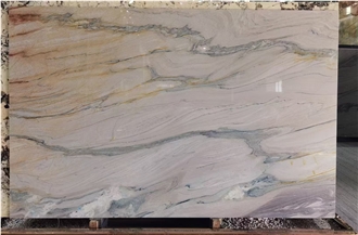 Aquarella Quartzite Slabs Wall