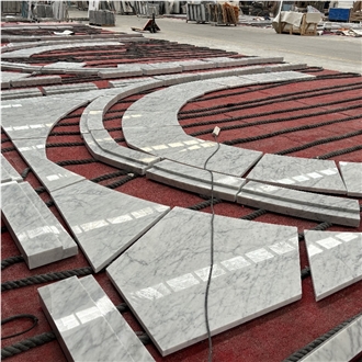Bianco Carrara Marble Stone For Floor Tile