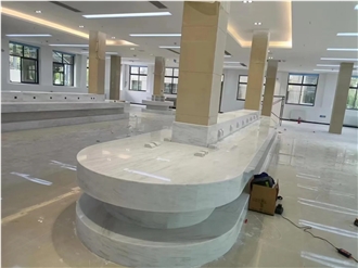 Cary Ice Jade Marble Slab Wall Tiles