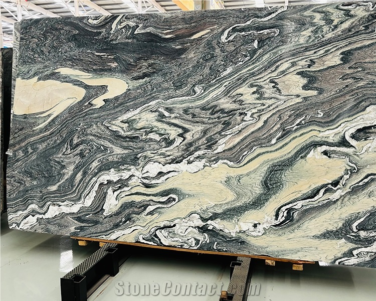 Explosion Blue Quartzite Slabs