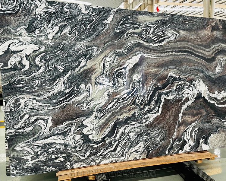 Explosion Blue Quartzite Slabs