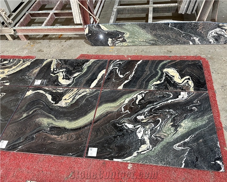 Explosion Blue Quartzite Slabs