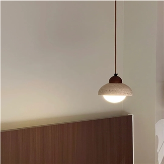 Hrst Stone Travertine Pendant Light Home Decor Products
