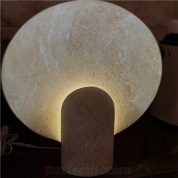 Hrst Travertine Stone Table Lamp Home Decor Products