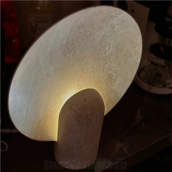 Hrst Travertine Stone Table Lamp Home Decor Products