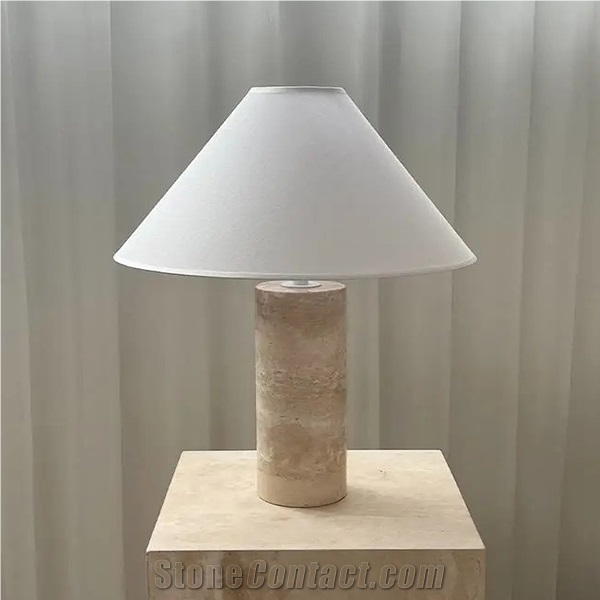 Hrst Travertine Table Lamp Home Decor Products