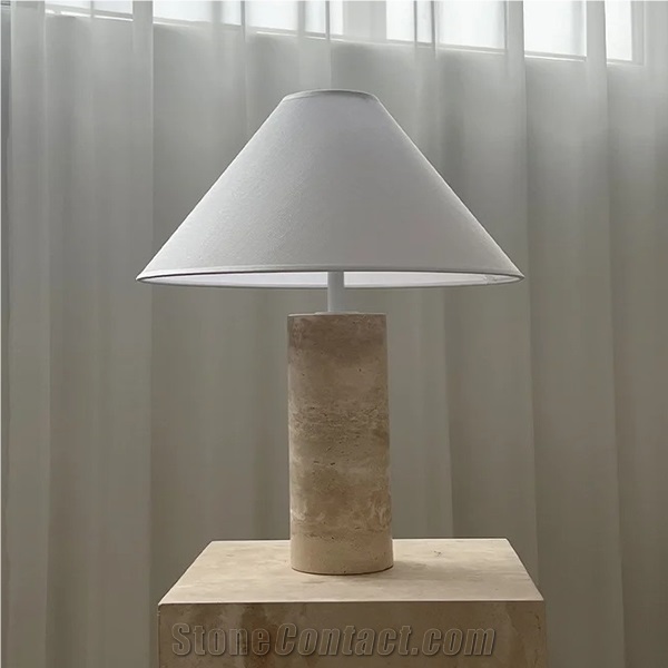 Hrst Travertine Table Lamp Home Decor Products