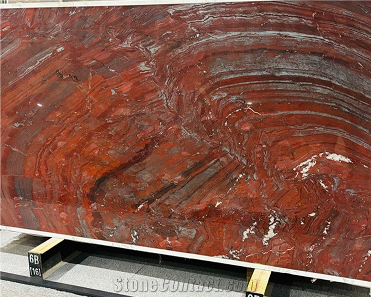 Iron Red Granite Slabs