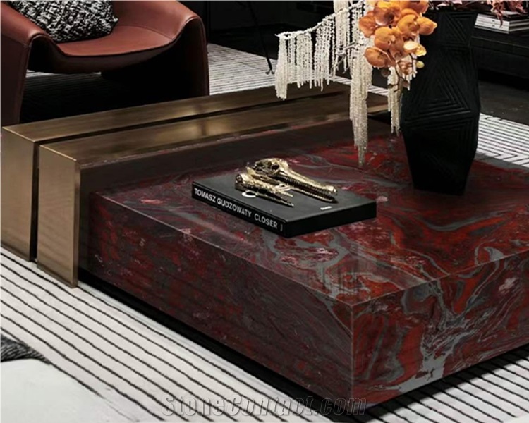Iron Red Granite Slabs