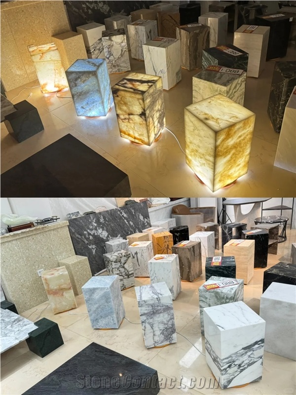 Marble Rectangle Floor Lamp Home Decor Products