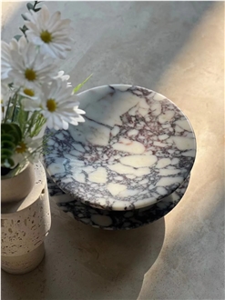Marble Stone Footed Tray Home Decor Products