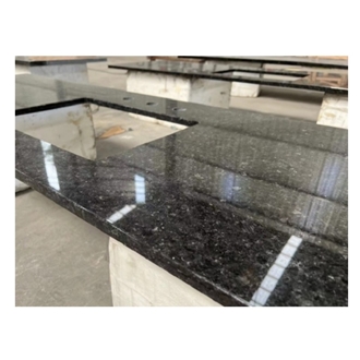 Precut Polished Steel Grey Granite Kitchen Countertop