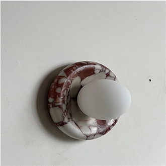 Red Marble Wall Lamp Home Decor Products