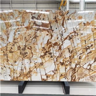 Roman Impression Quartzite Slab For Wall Tiles