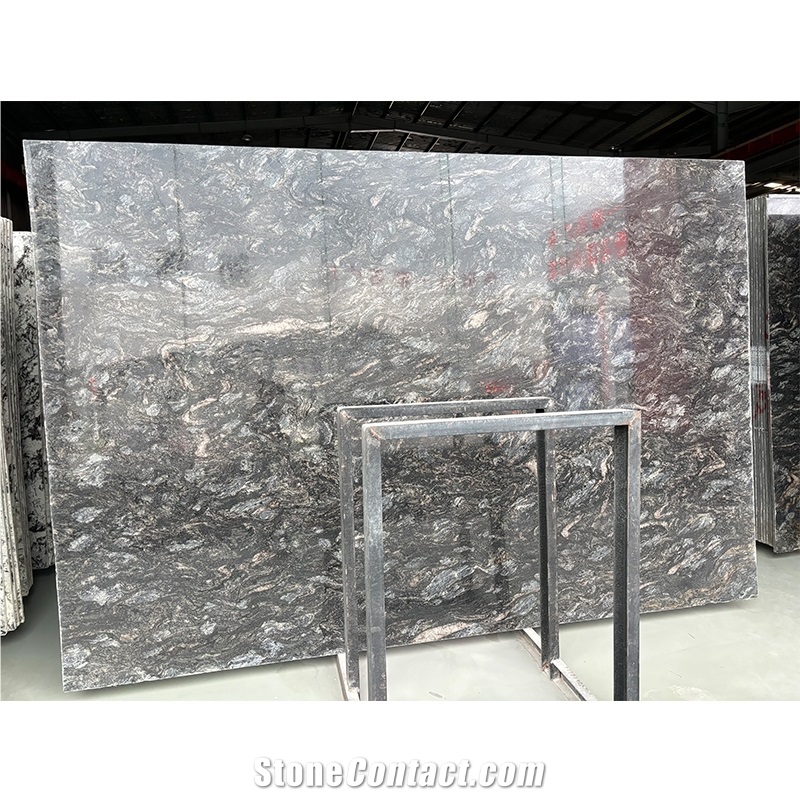 Silver Asterix Granite Slabs