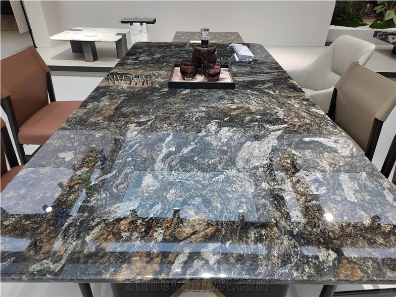 Silver Asterix Granite Slabs