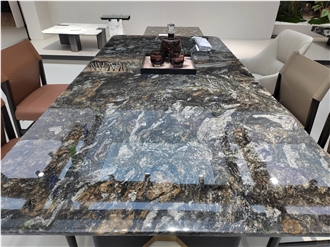 Silver Asterix Granite Slabs